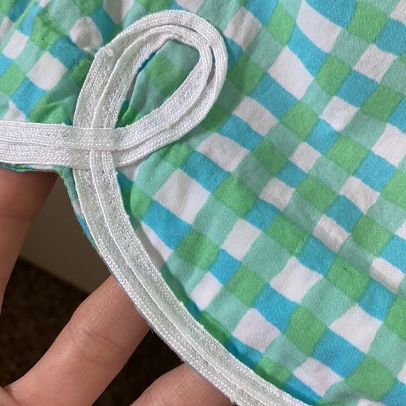 Gingham Lilly Pulitzer Skirt with Scalloped Hem - Picture 4 of 5